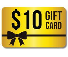 Image of a $10 gift card