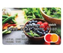 Universal grocery gift card