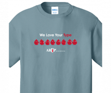 Donate blood T-shirt