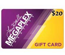 Megaplex $20 gift cards